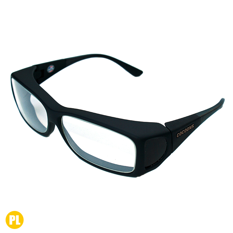 FitOver Glasses - Large - Black